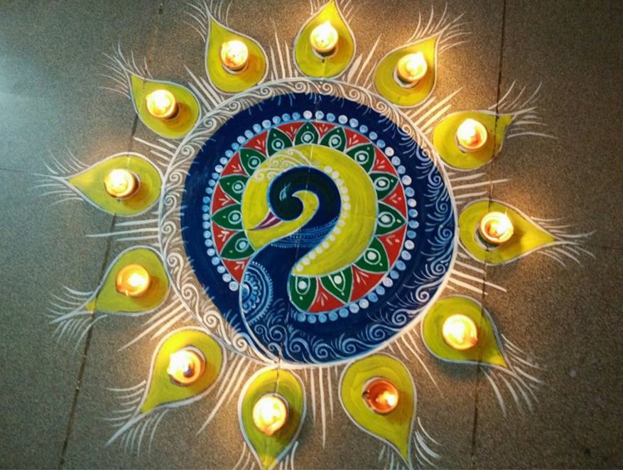 Rangoli designs for diwali 10