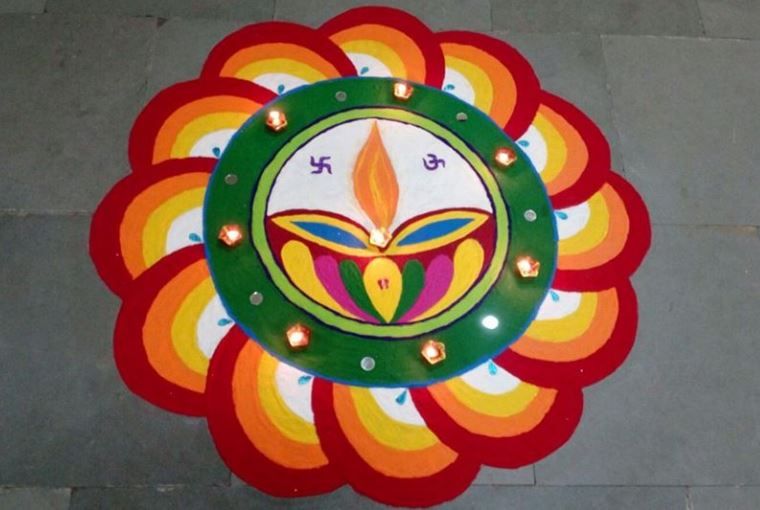 Rangoli designs for diwali 11