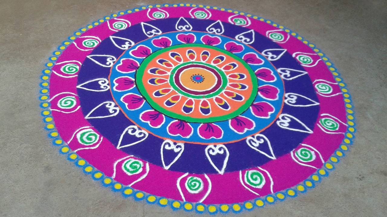 Rangoli designs for diwali 15