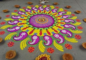 50+ Latest Beautiful Diwali Special Rangoli Collection - Live Enhanced