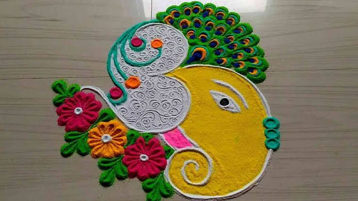 Rangoli designs for diwali 4