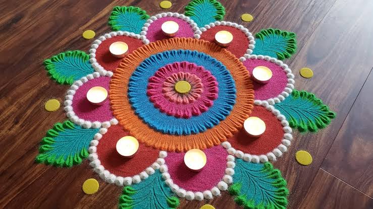 Rangoli designs for diwali 6