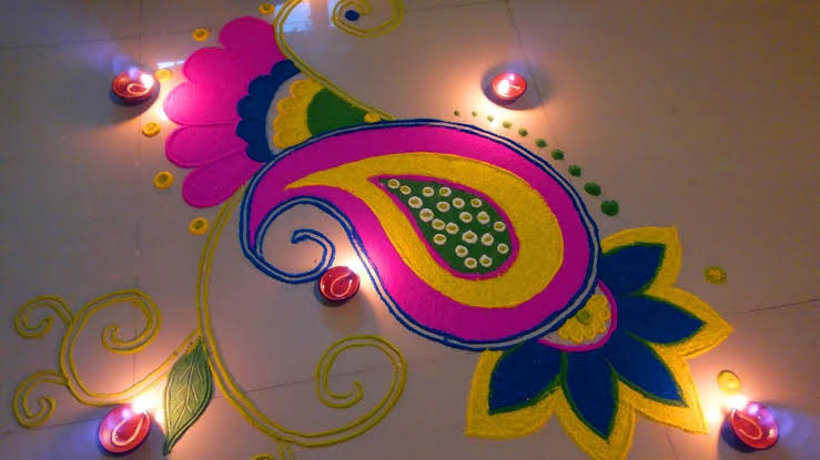 Rangoli designs for diwali 8