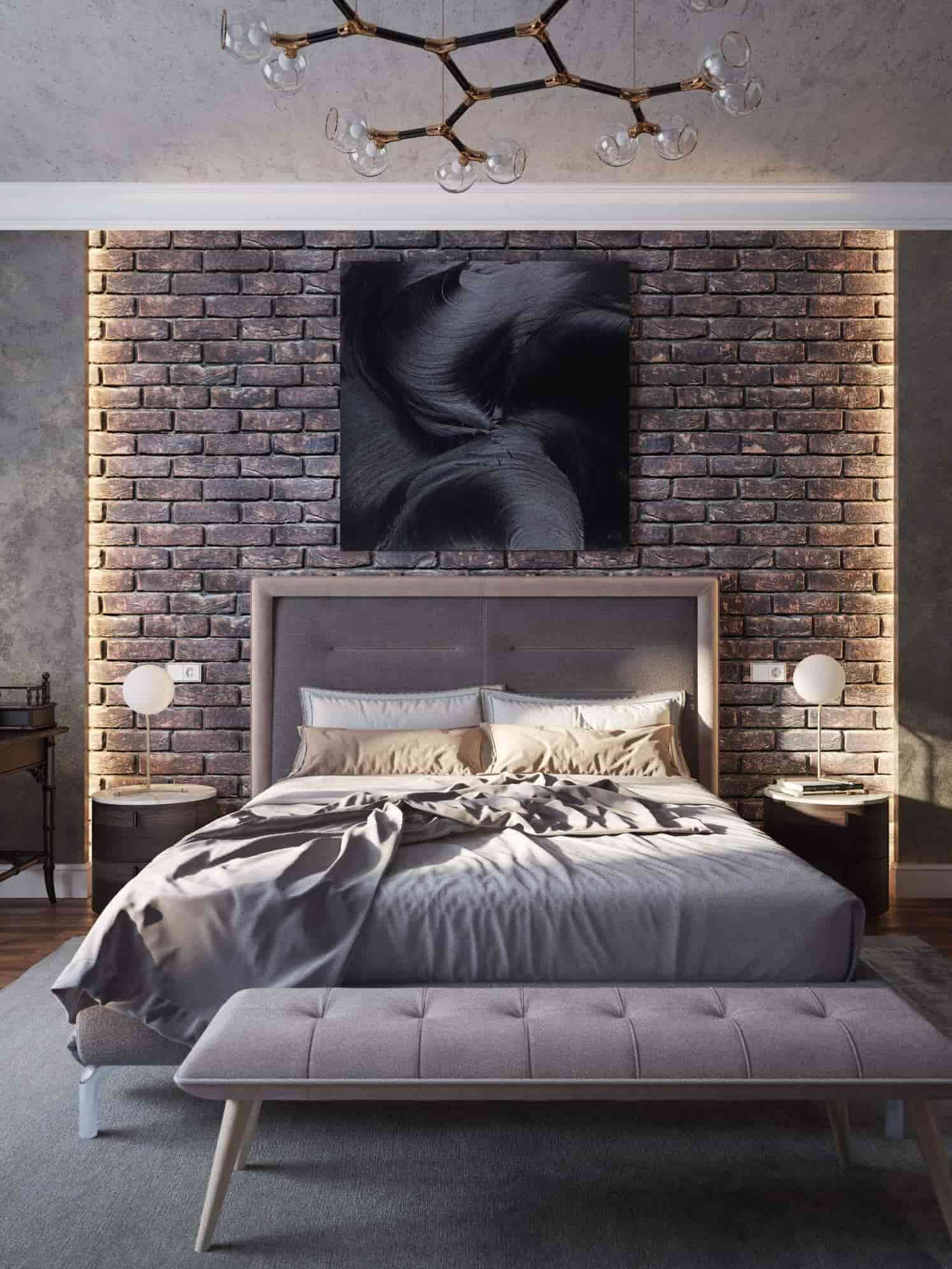 Small bedroom lighting designs 14