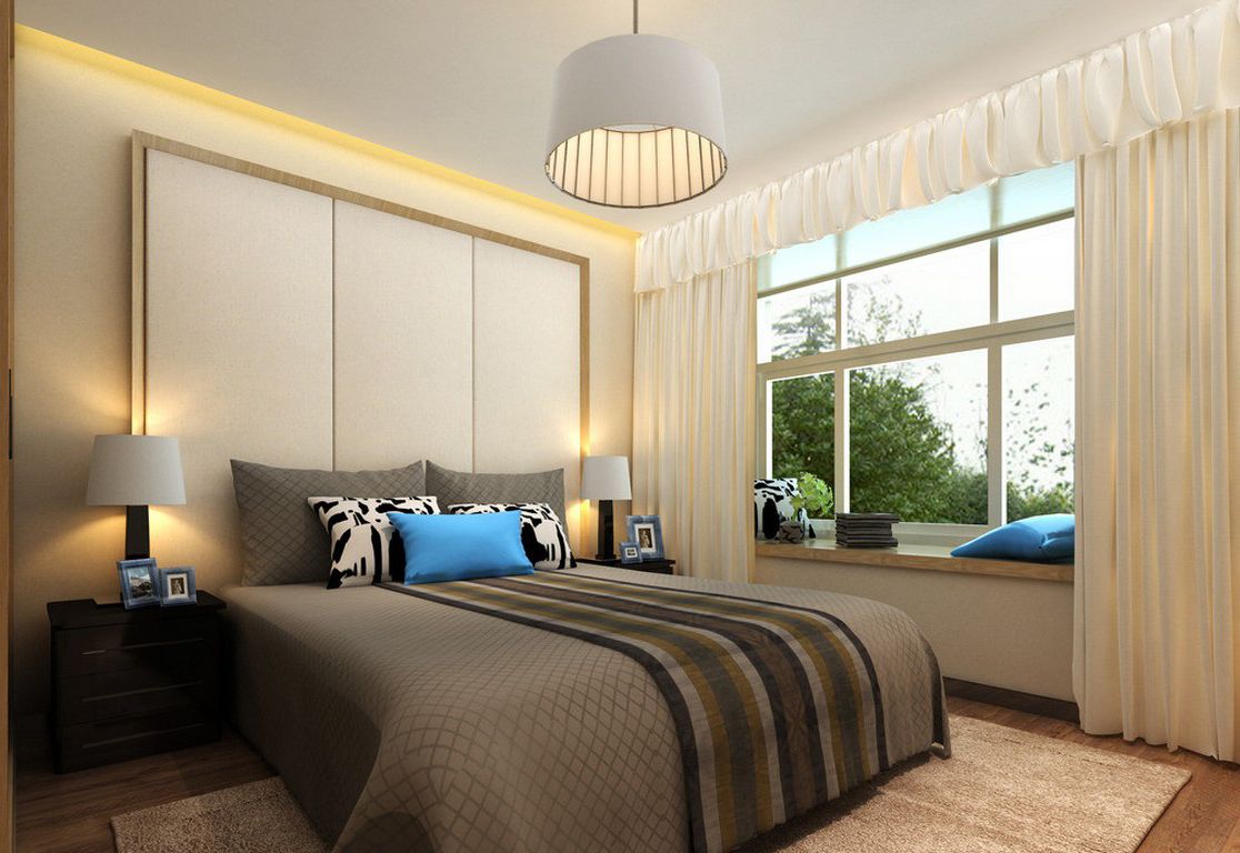 Small bedroom lighting designs 21