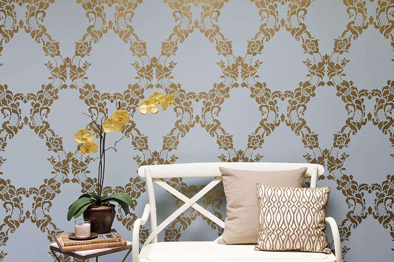 Stencil Wall Painting Ideas