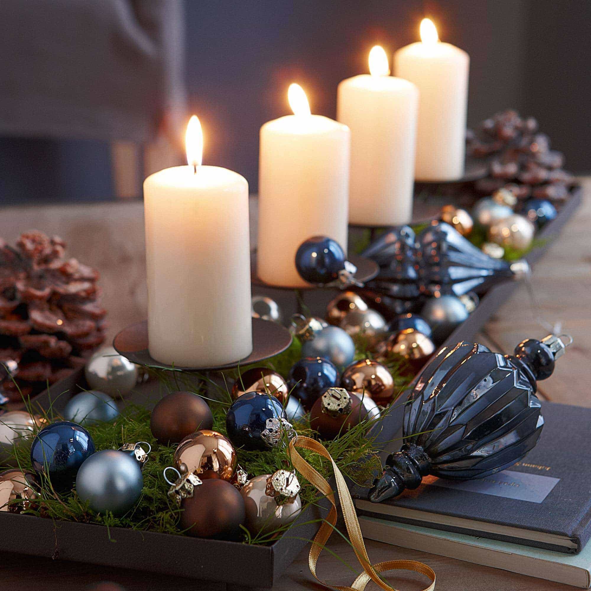  Christmas Candle Decoration Ideas