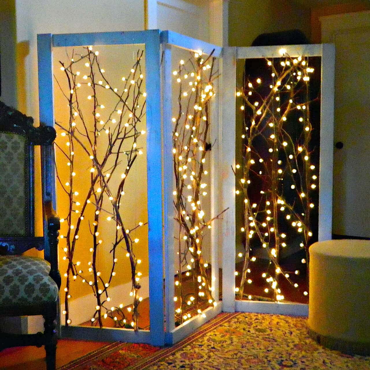 Twinkle Light Decoration Ideas for Christmas