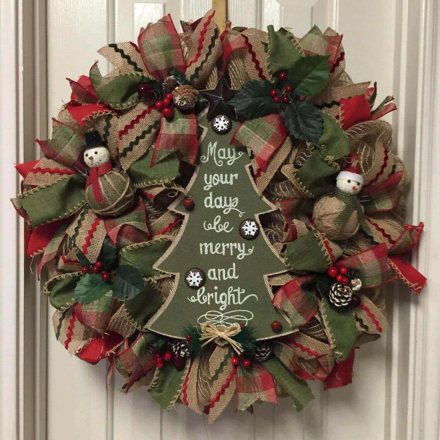 Modern Artificial Christmas Wreaths