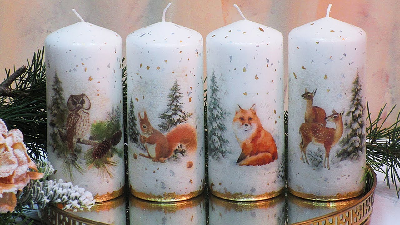  Christmas Candle Decoration Ideas