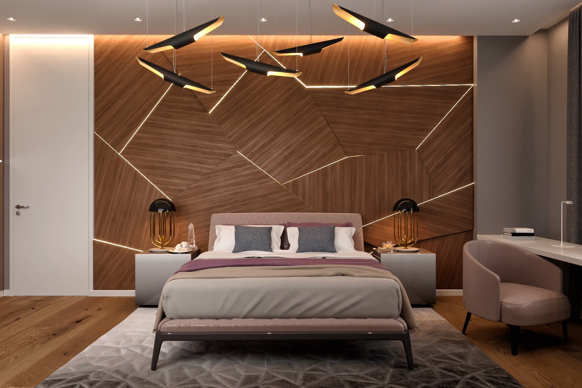 Modern Bedroom Wall Design