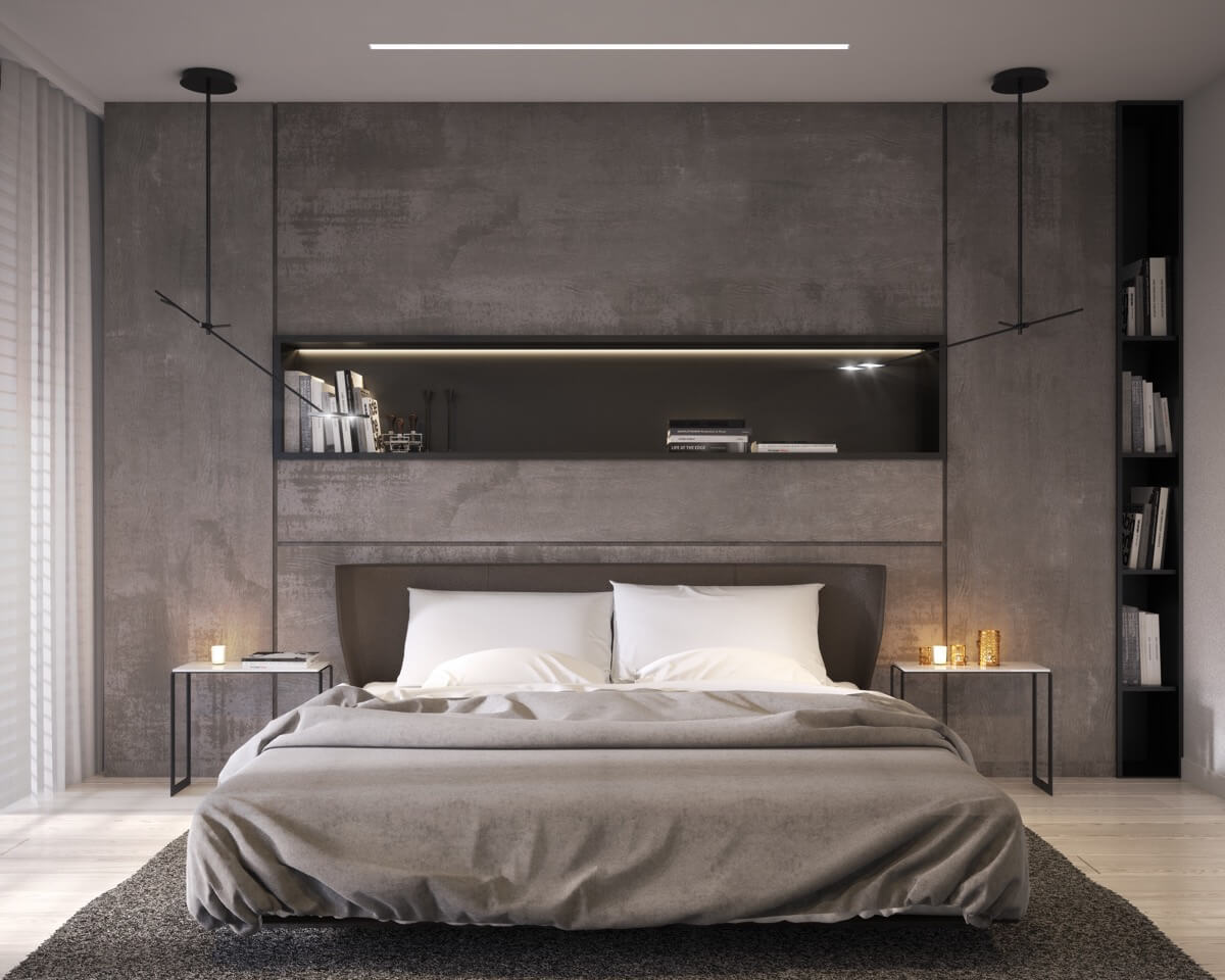 Modern Bedroom Wall Design