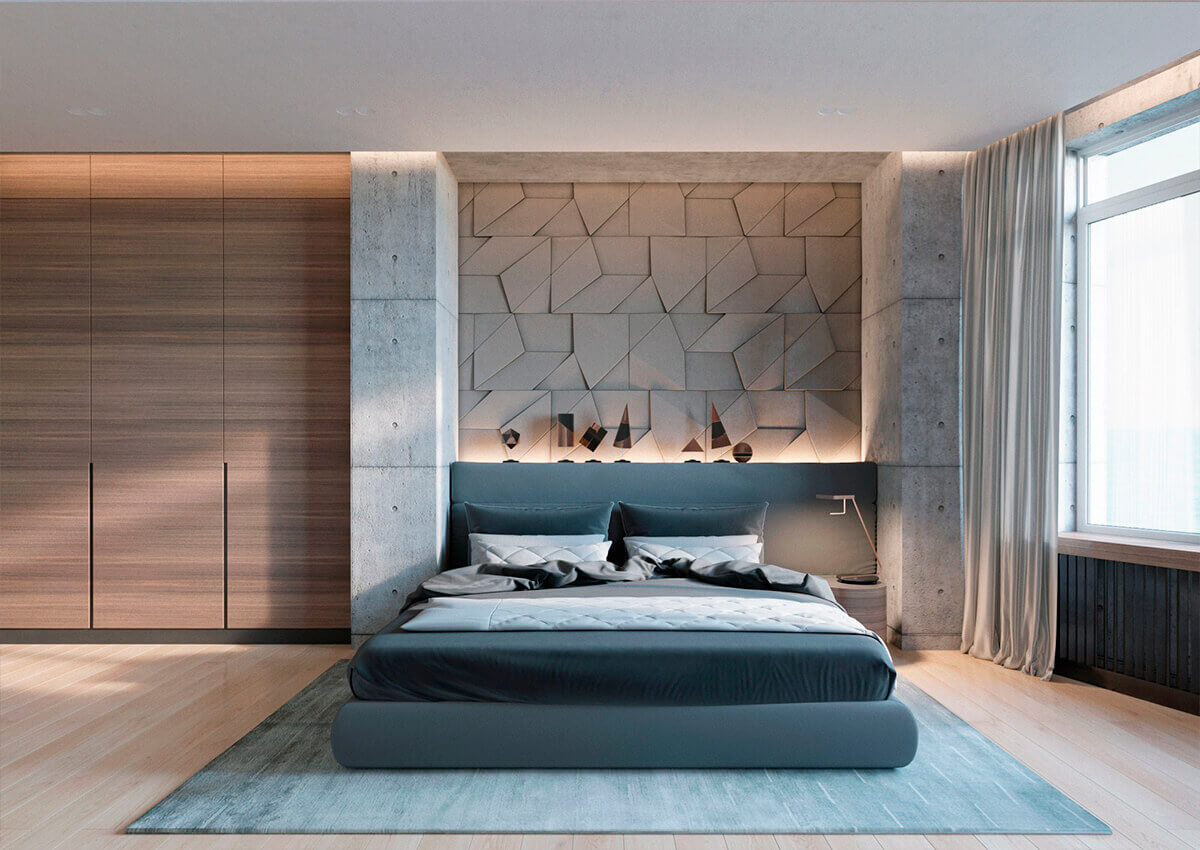 Modern Bedroom Wall Design