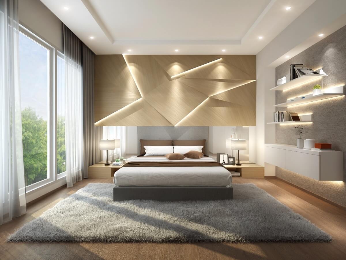 Modern Bedroom Wall Design