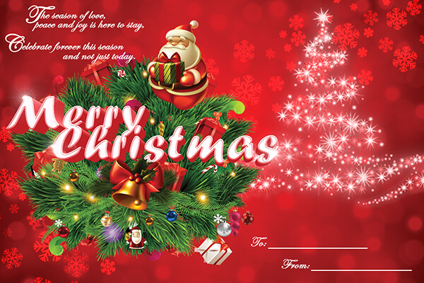 Christmas Greeting card Design Ideas