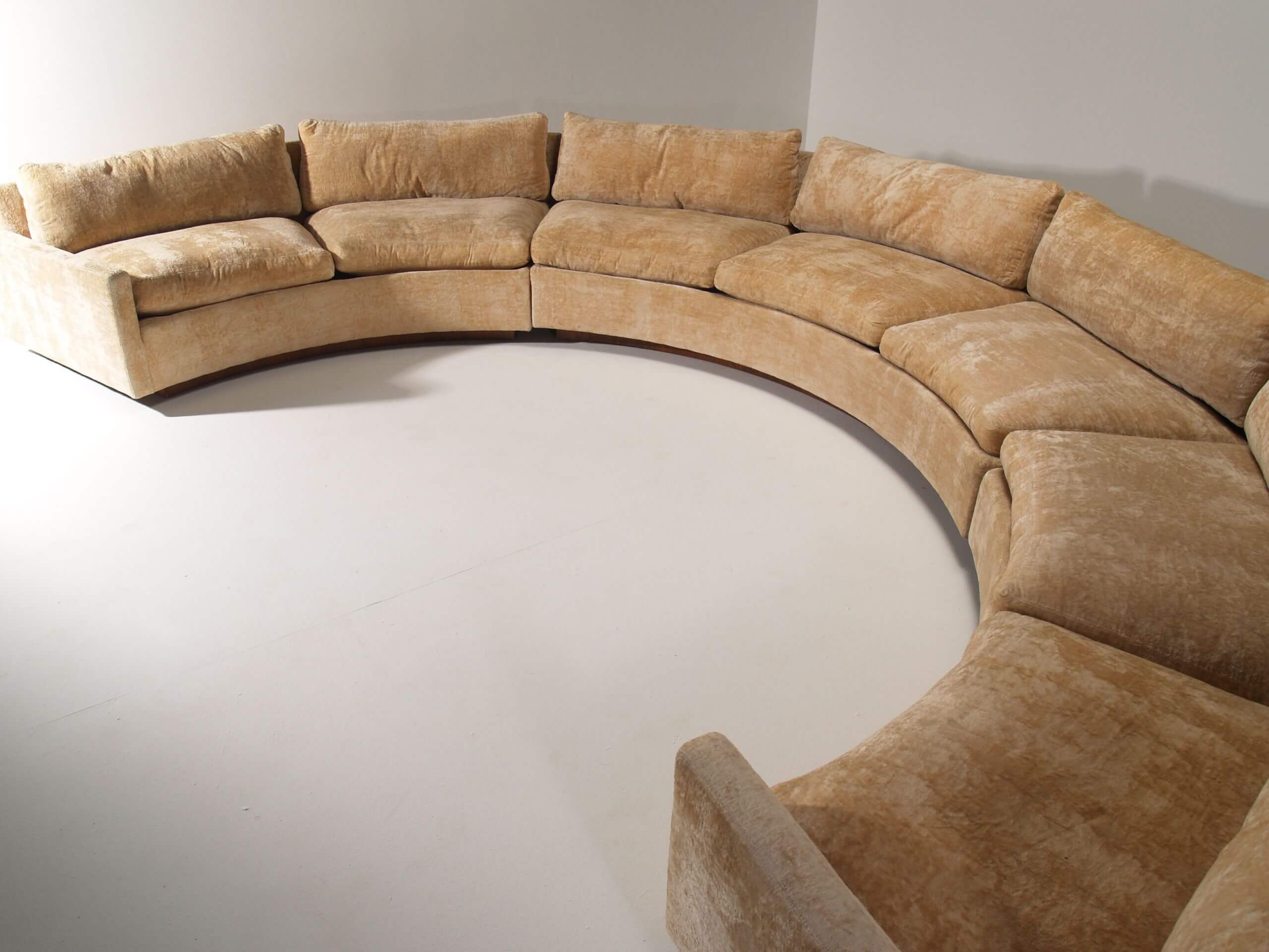 Contemporary Curved Sofa