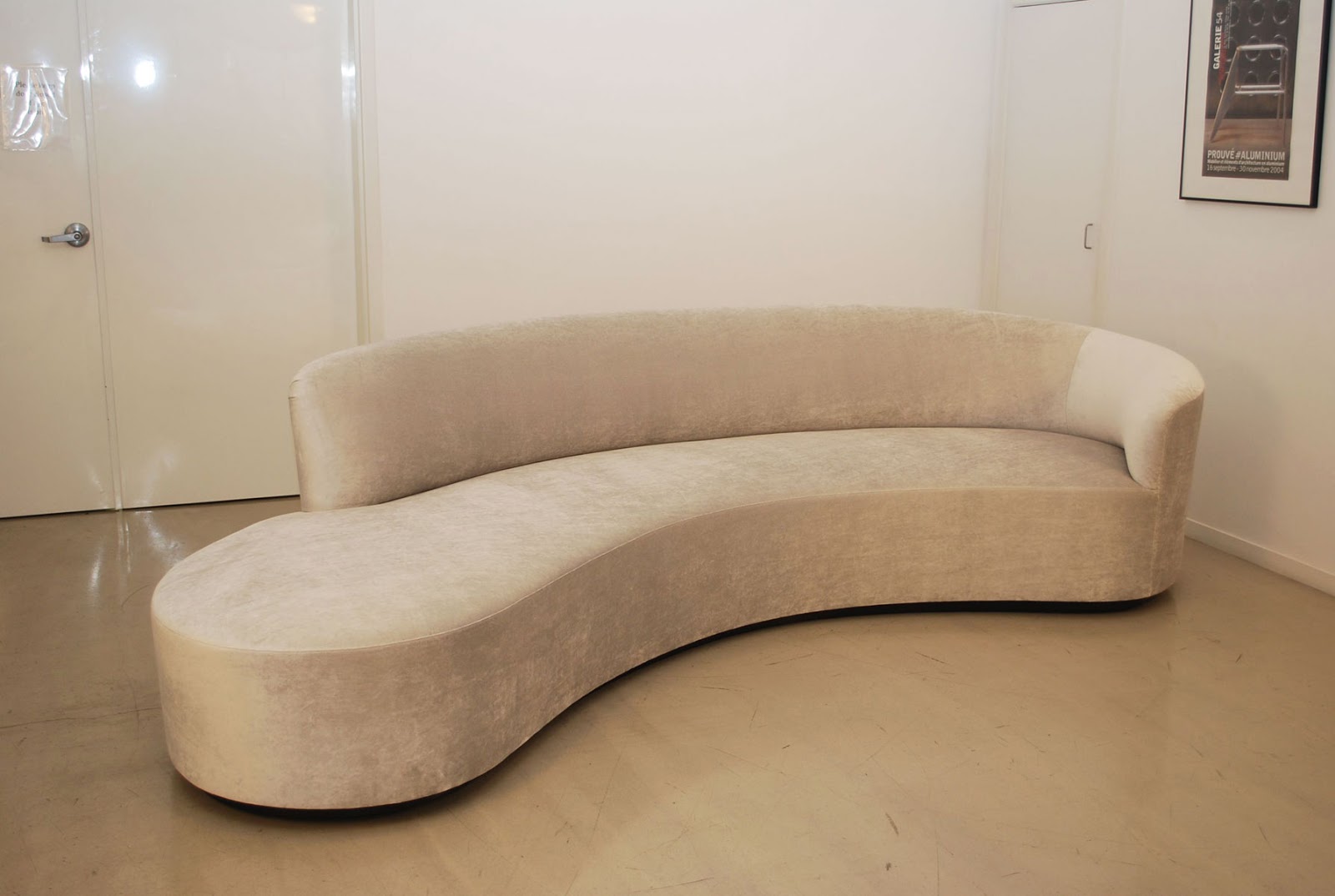 Contemporary Curved Sofa