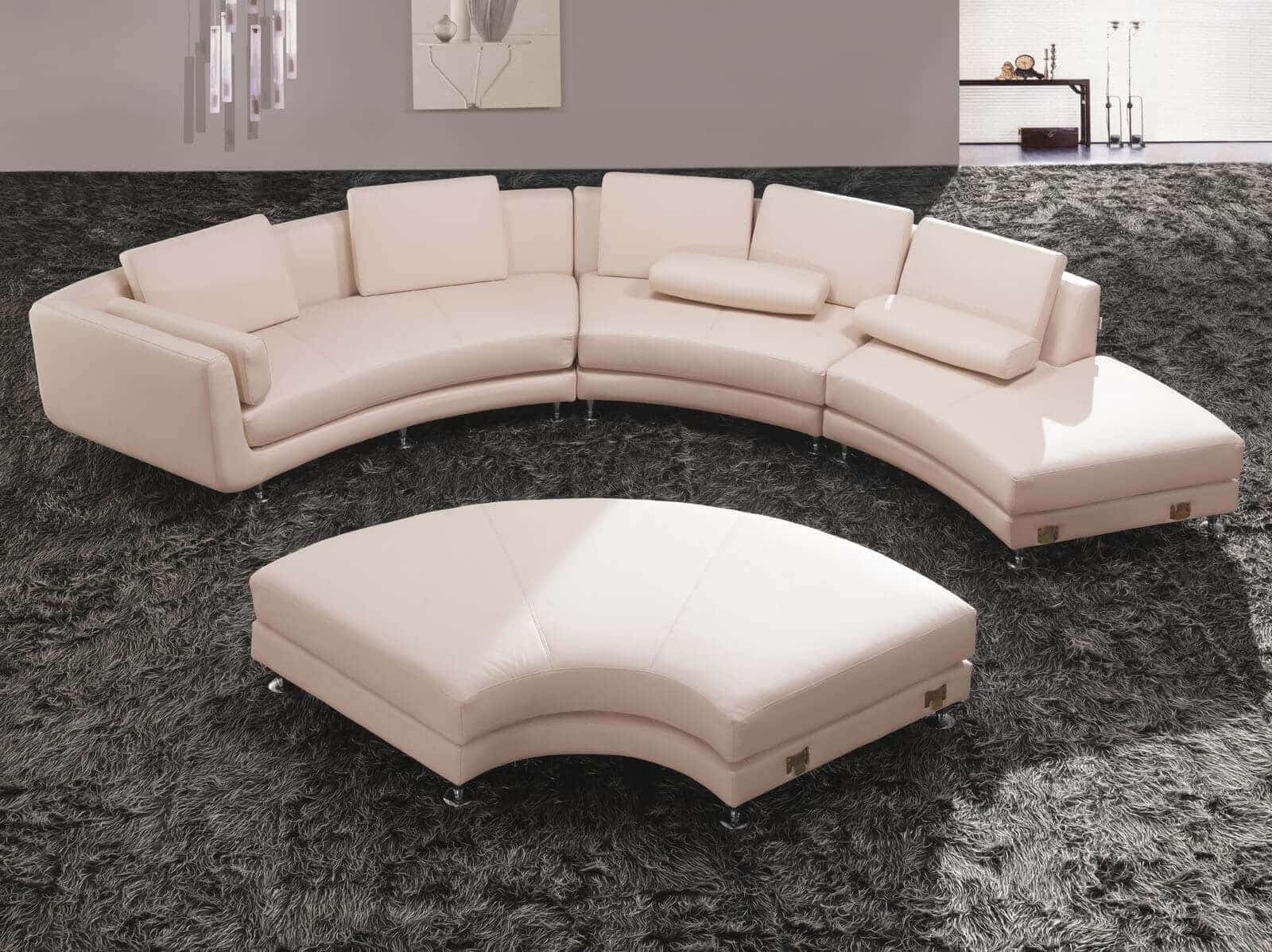 Contemporary Curved Sofa