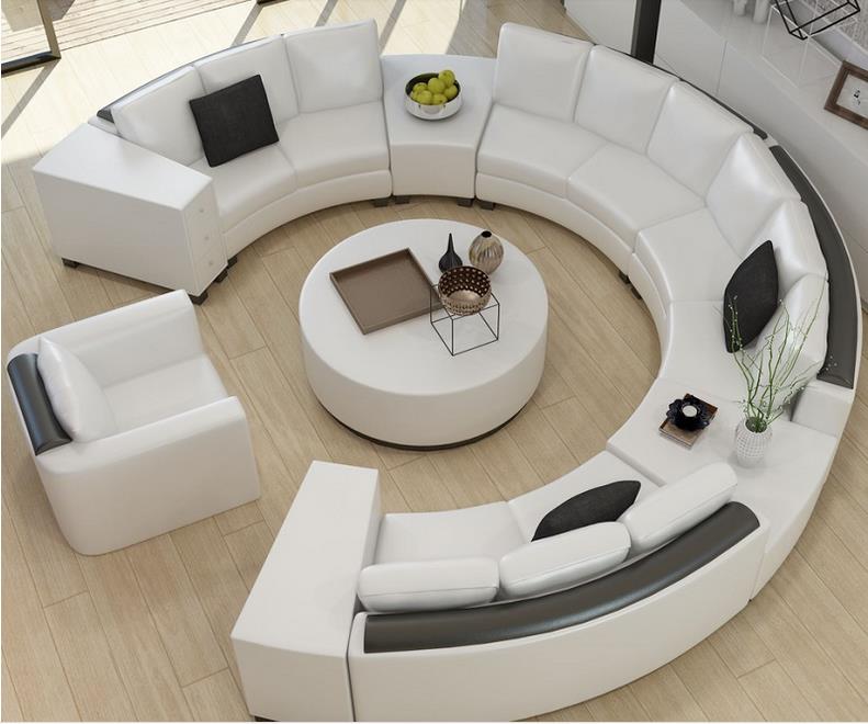 Contemporary Curved Sofa