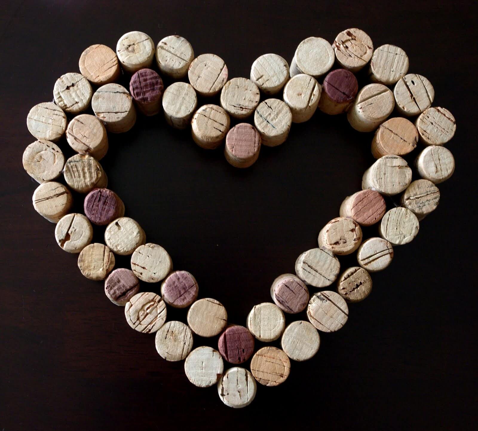 Wine Cork heart