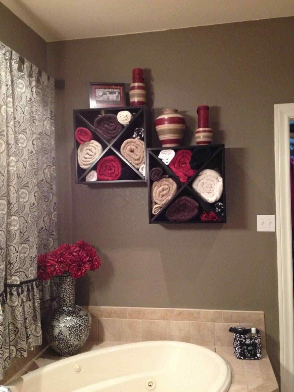 Bathroom Towel Decoration Ideas