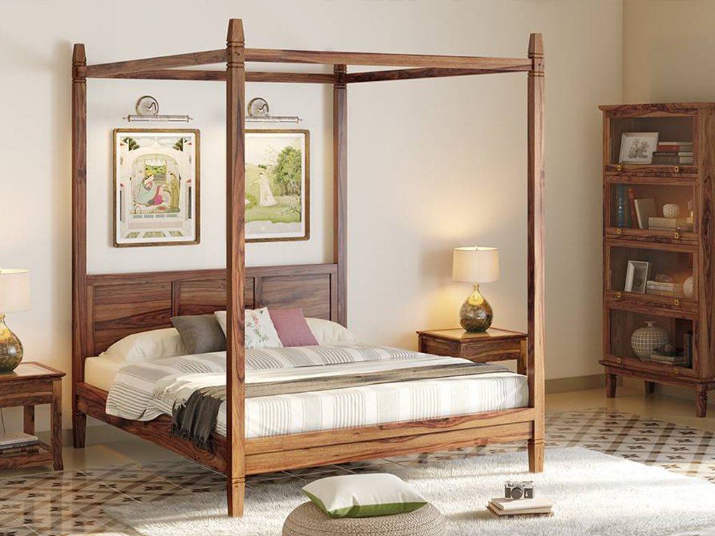 Canopy four poster Bed