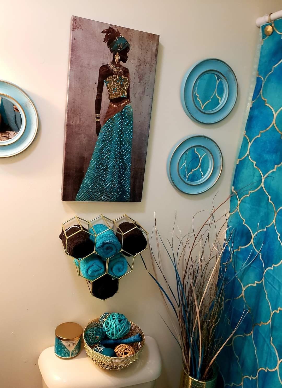 bathroom towels decor ideas