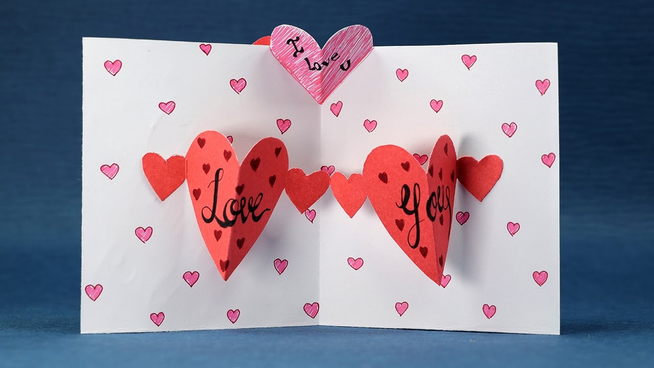 Greeting Card Design for Valentine's Day