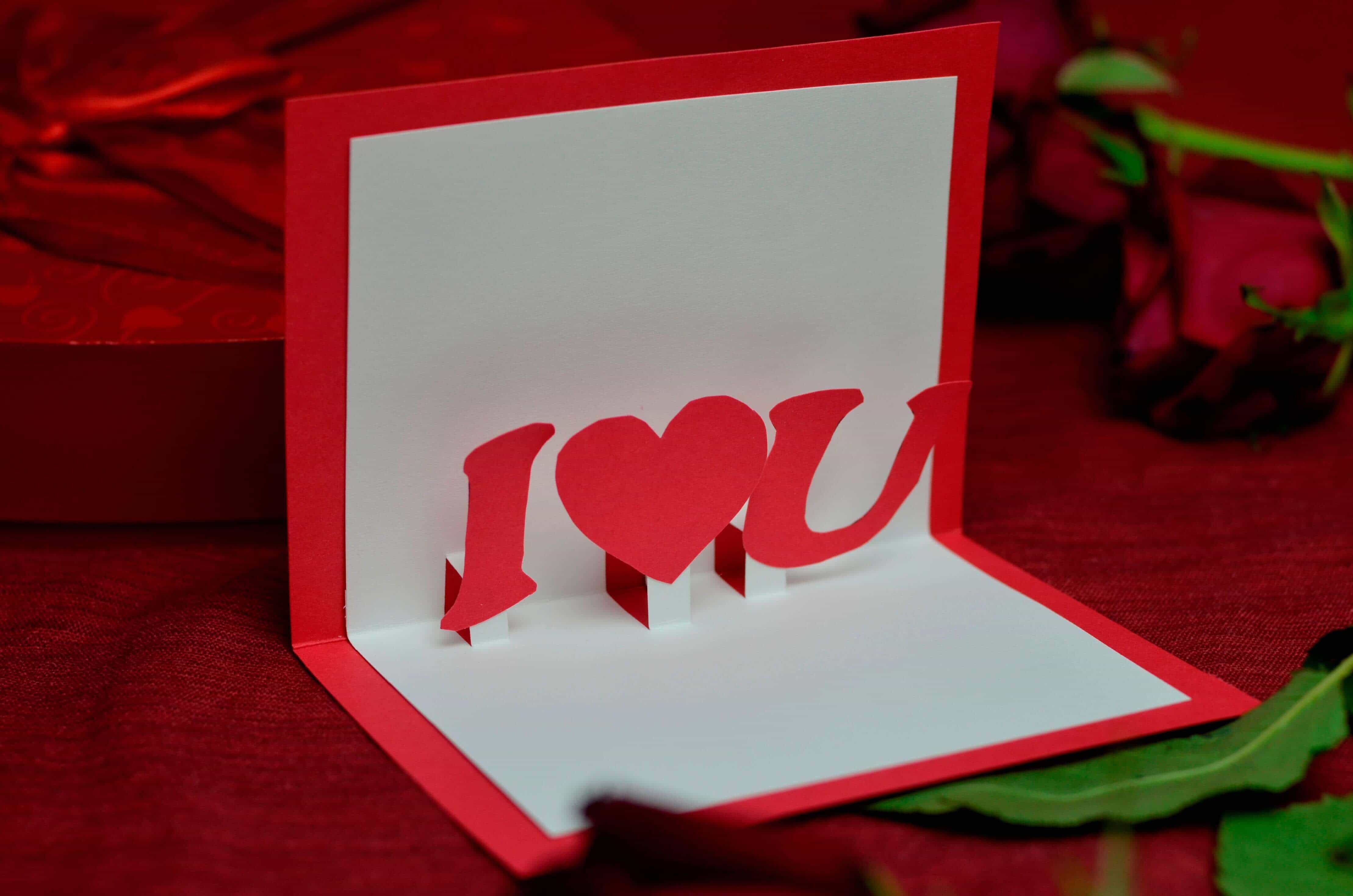 Greeting Card Design for Valentine's Day