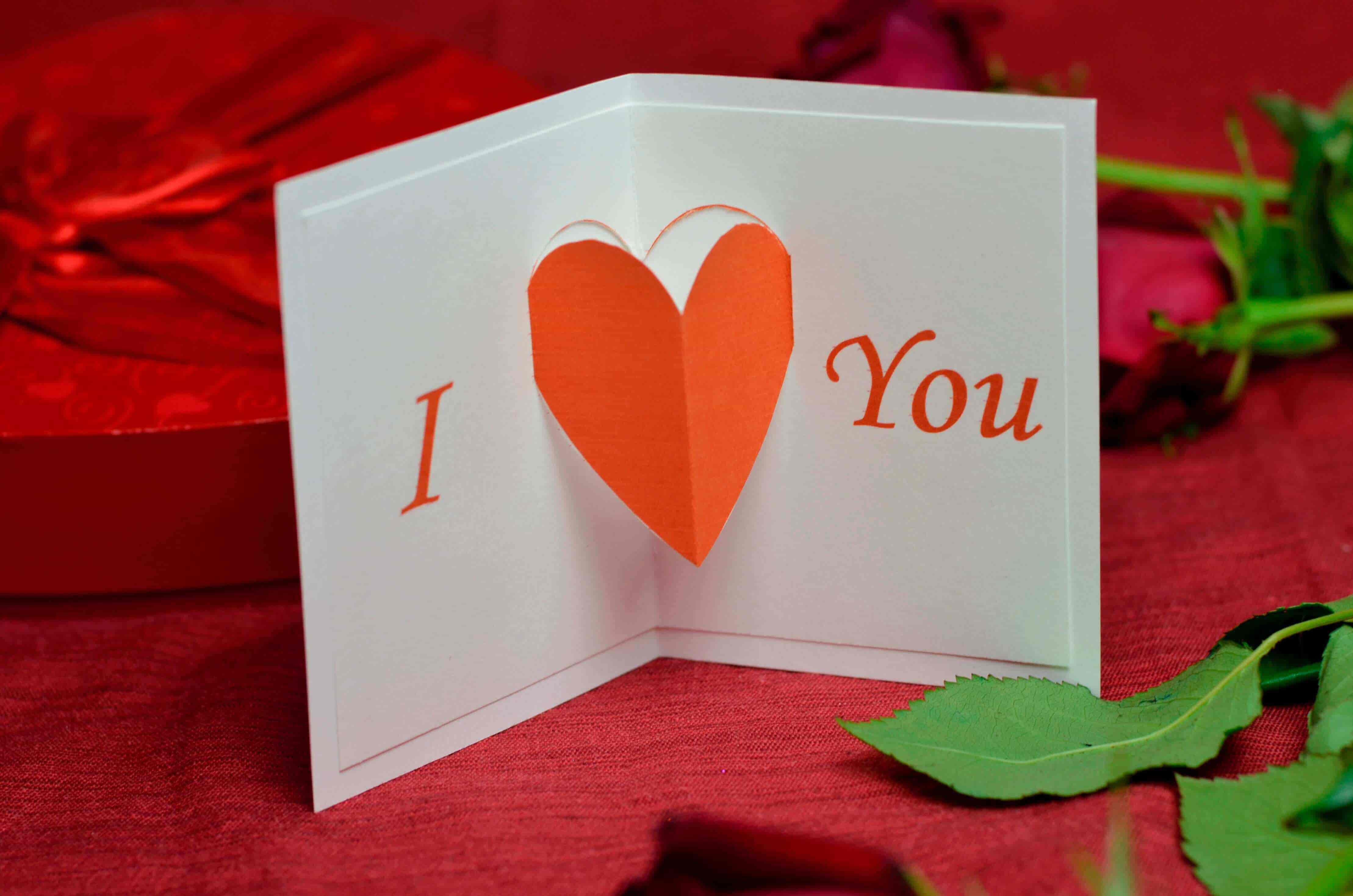 Greeting Card Design for Valentine's Day