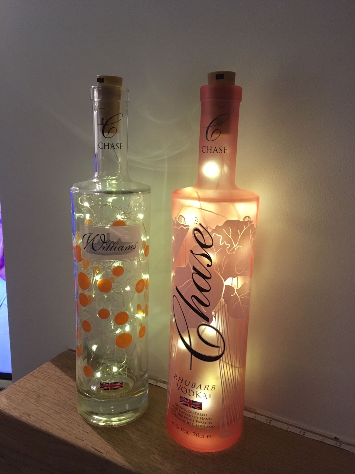 small LED in bottle 