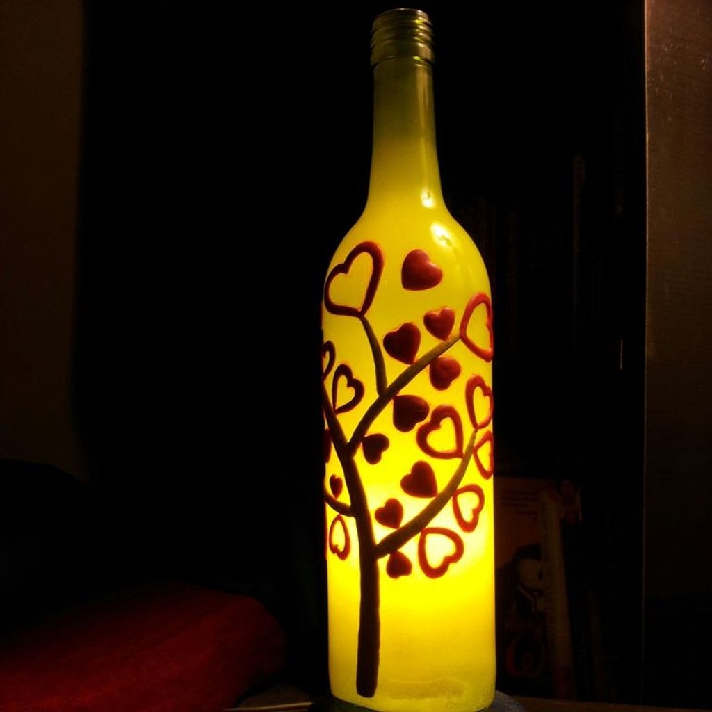 wine bottle craft 