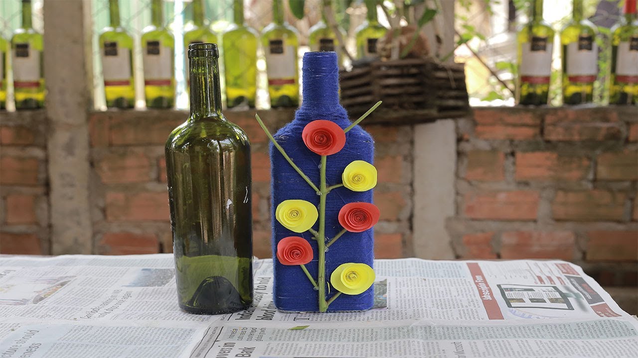 wine bottle craft 