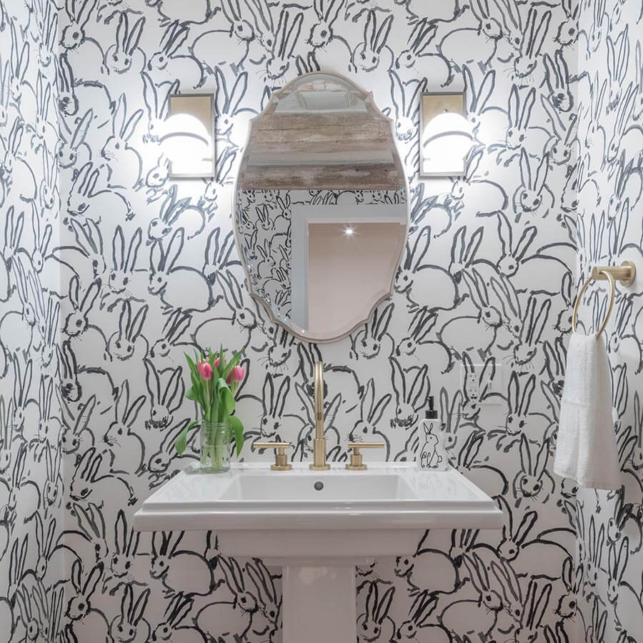 bathroom wallpaper