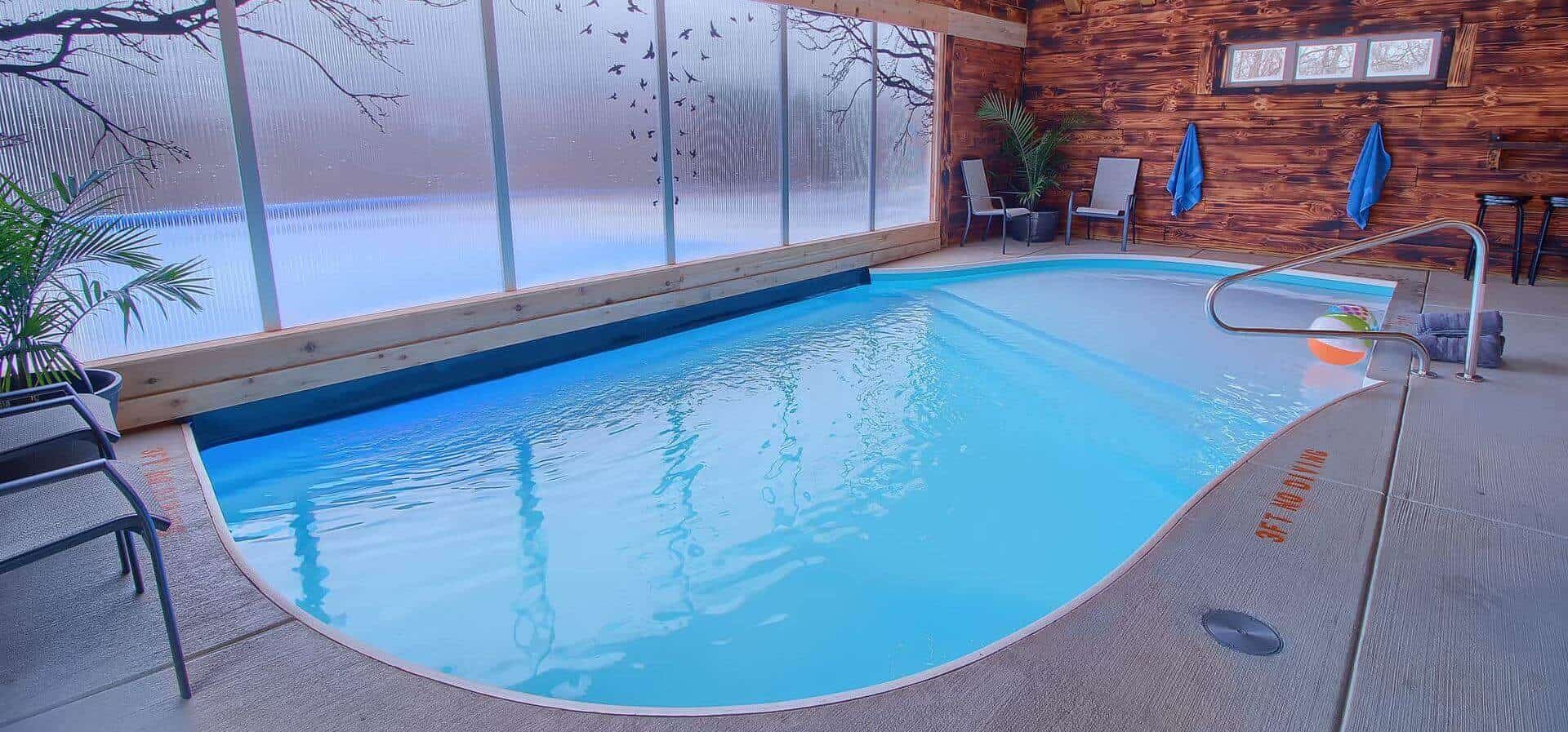 Indoor outdoor pool