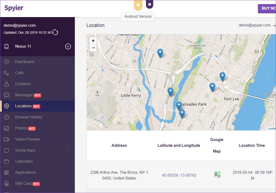 Track a Cell Phone Location