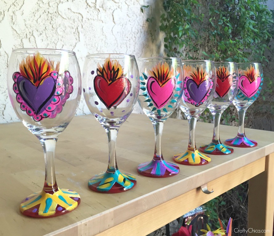 glass painting craft