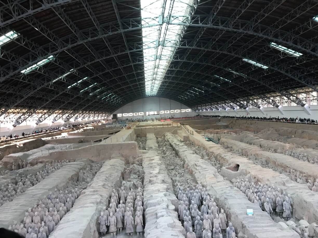 The Museum of Qin Terracotta Warriors and Horses in Xi'an, China
