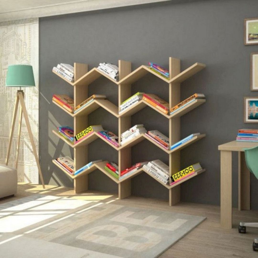 Creative Bookshelf Design That Looks Like Home Library - Live Enhanced