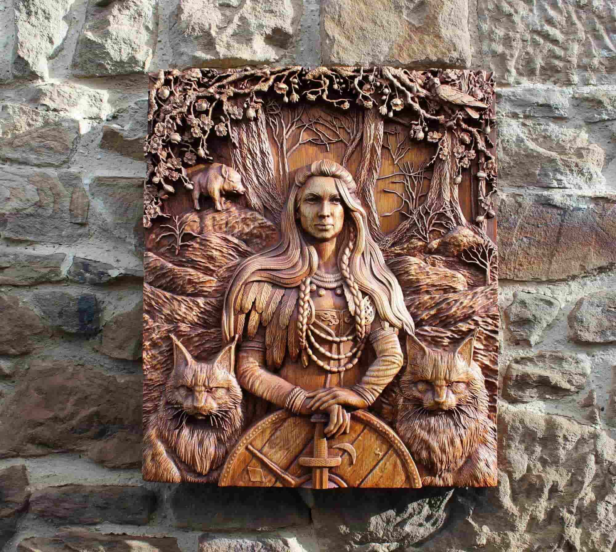 wood carving