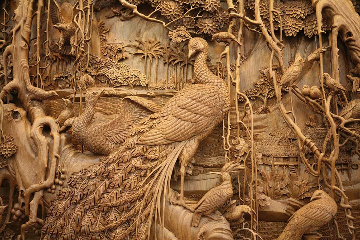 wood carving