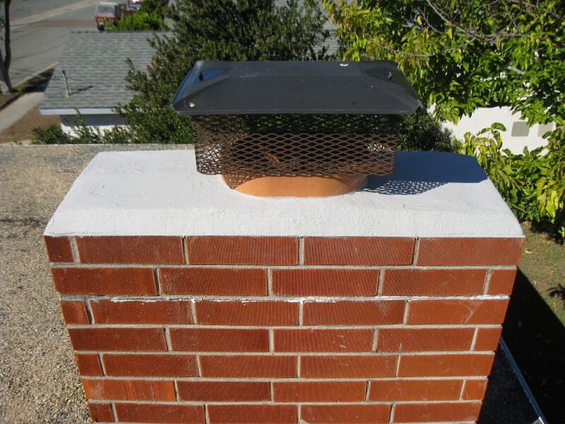 Masonry Chimney with Flue