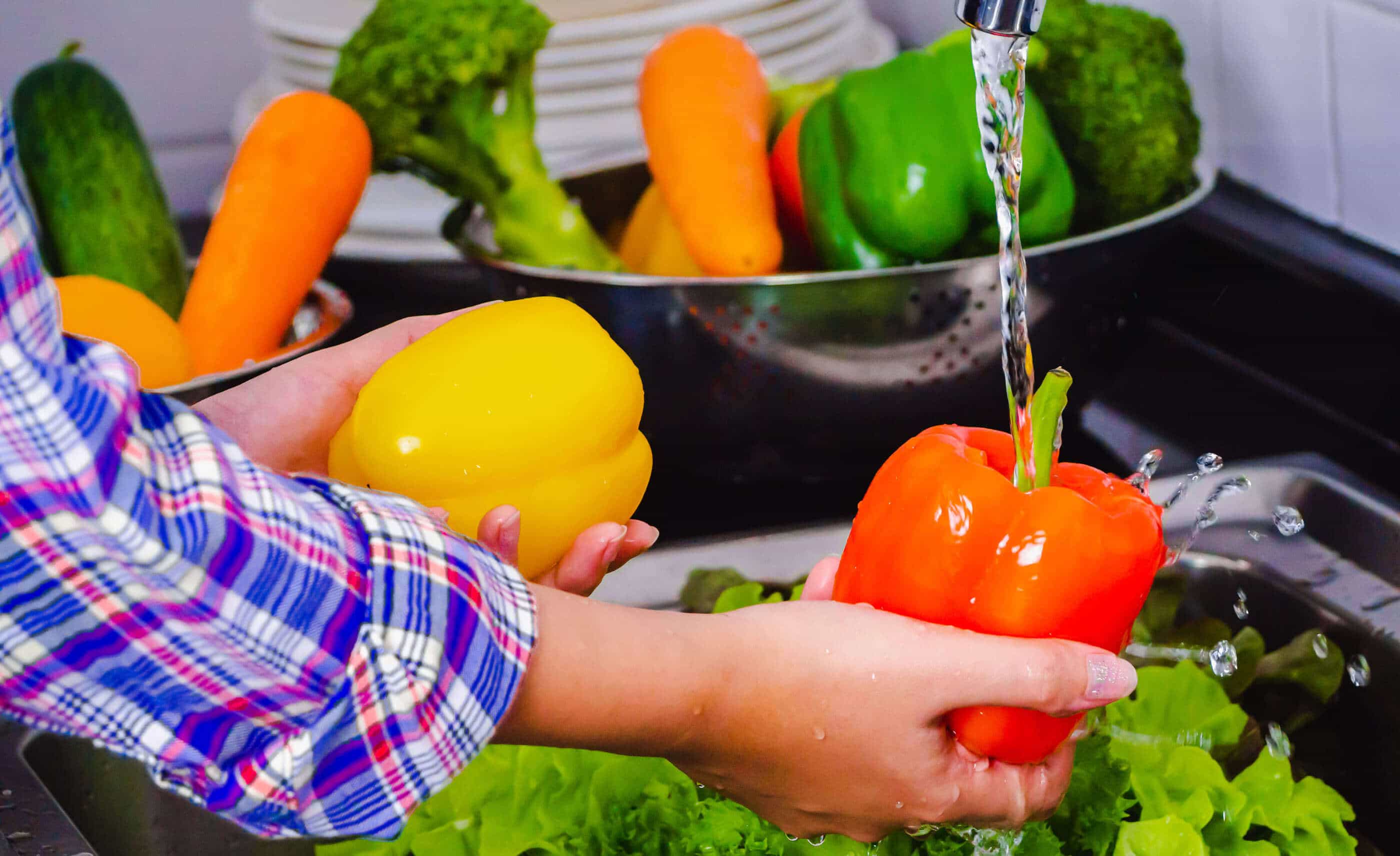 Sanitize Fruits and vegetables