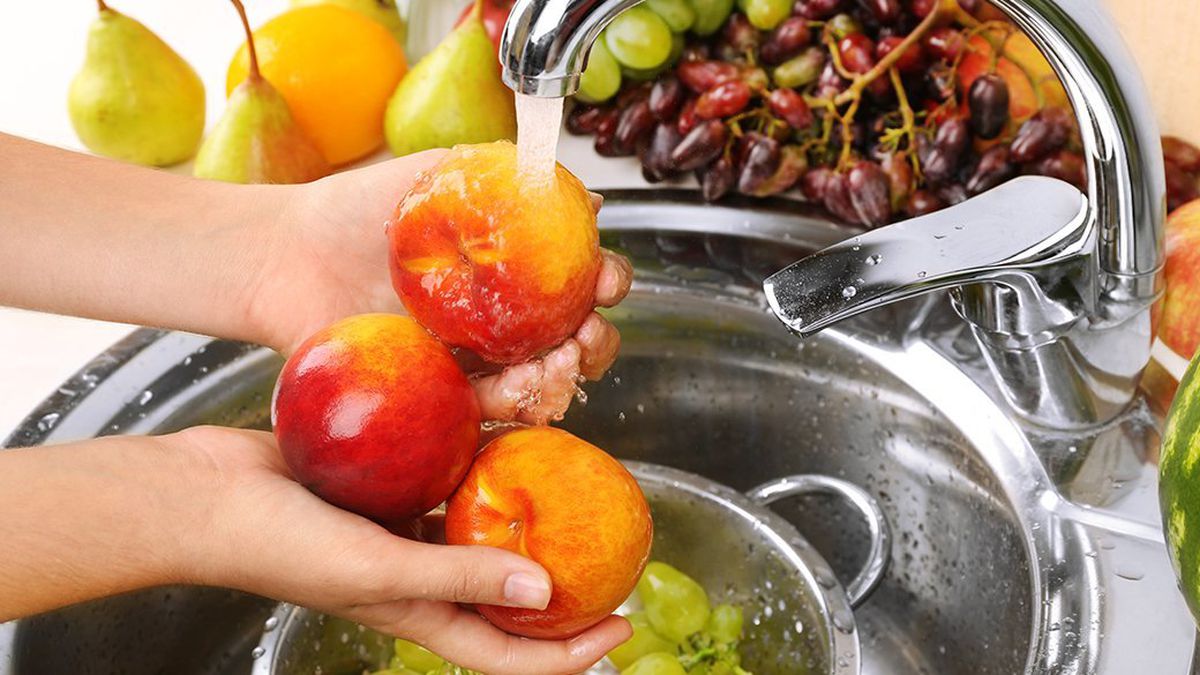 Sanitize Fruits and vegetables