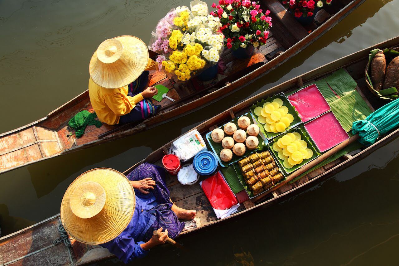 Taling Chan Floating Market