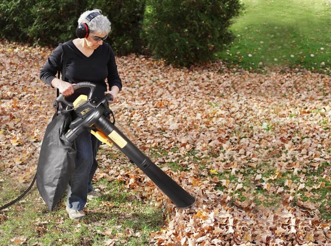 leaf vacuum mulcher