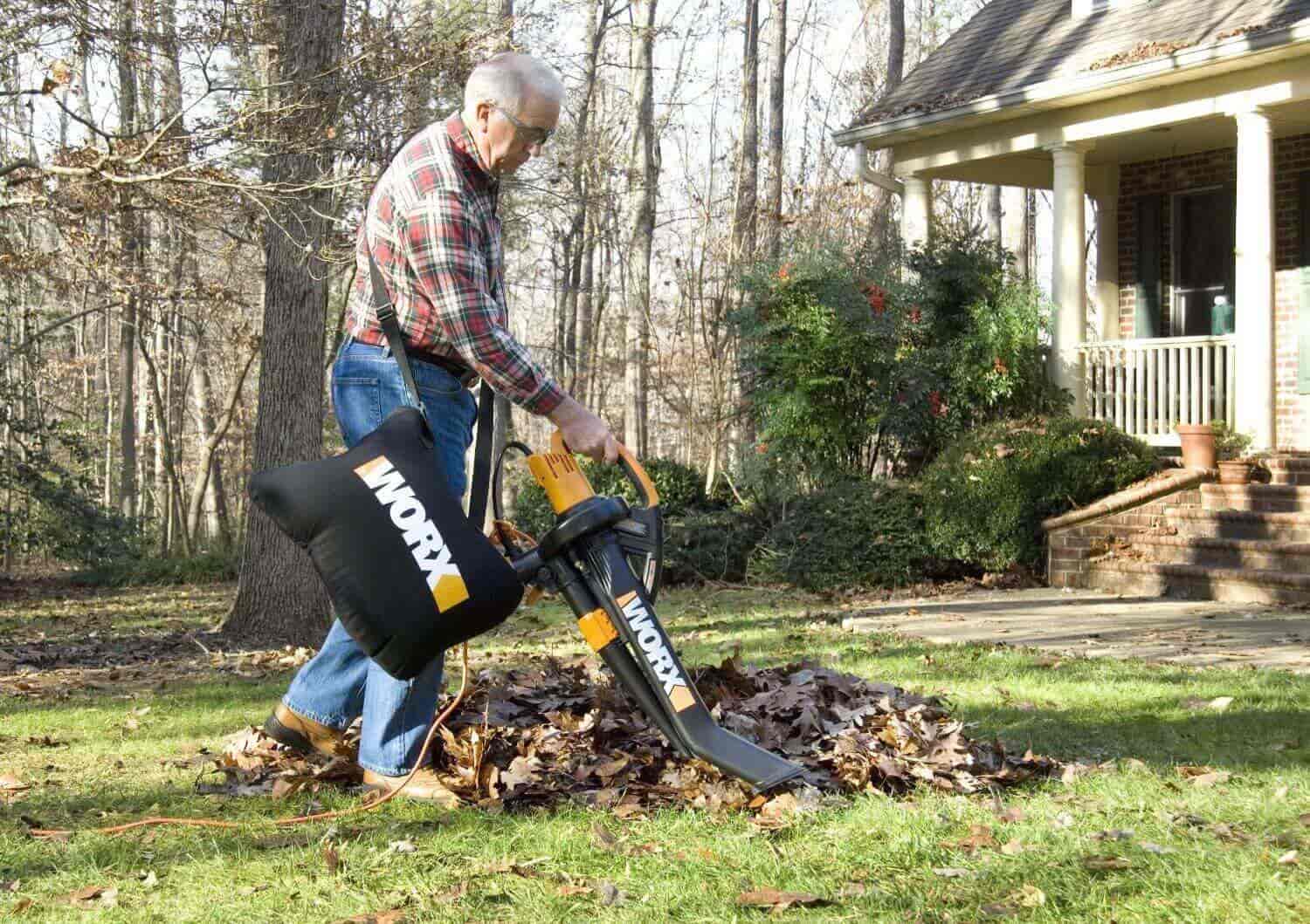 leaf vacuum mulcher