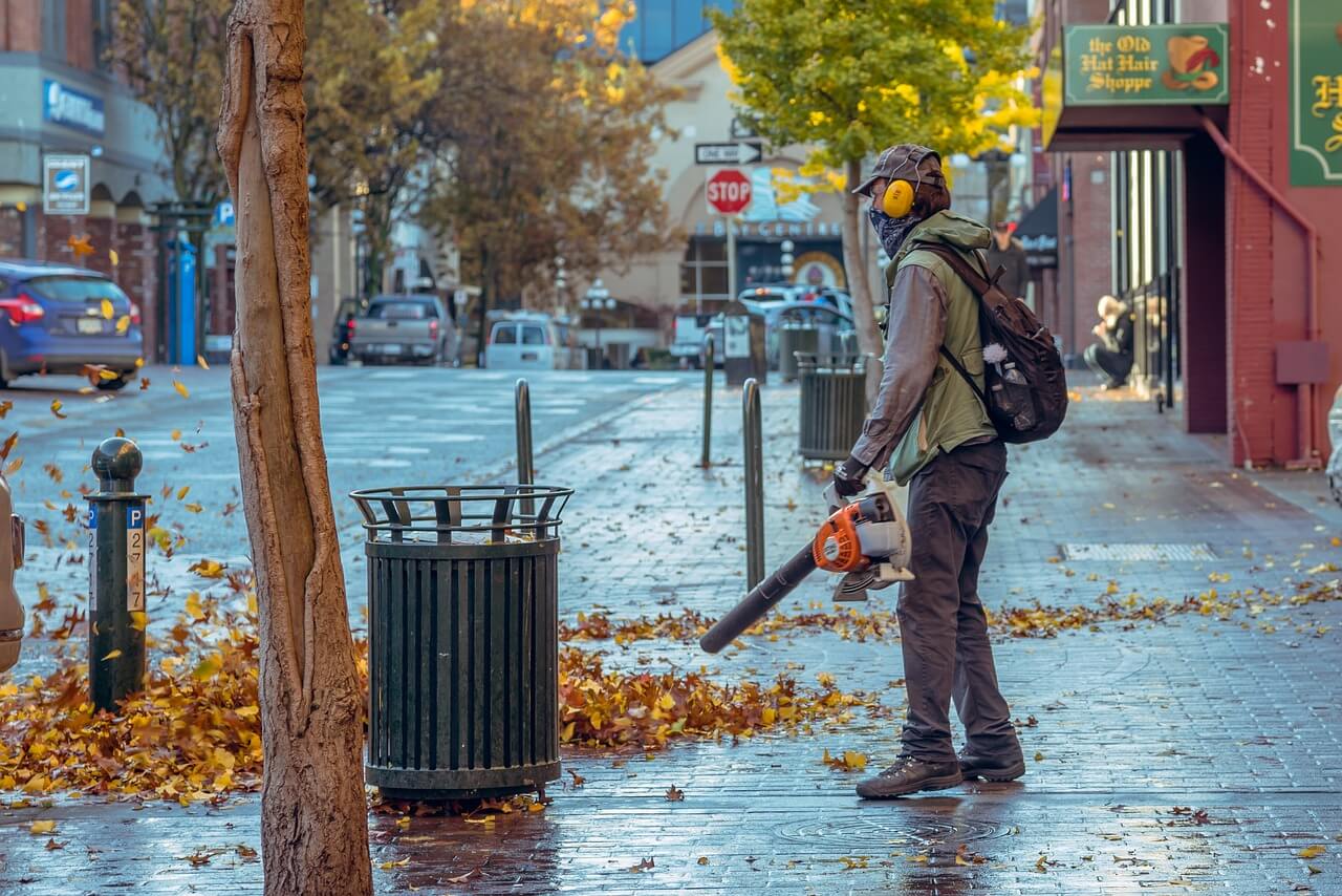 leaf vacuum mulcher