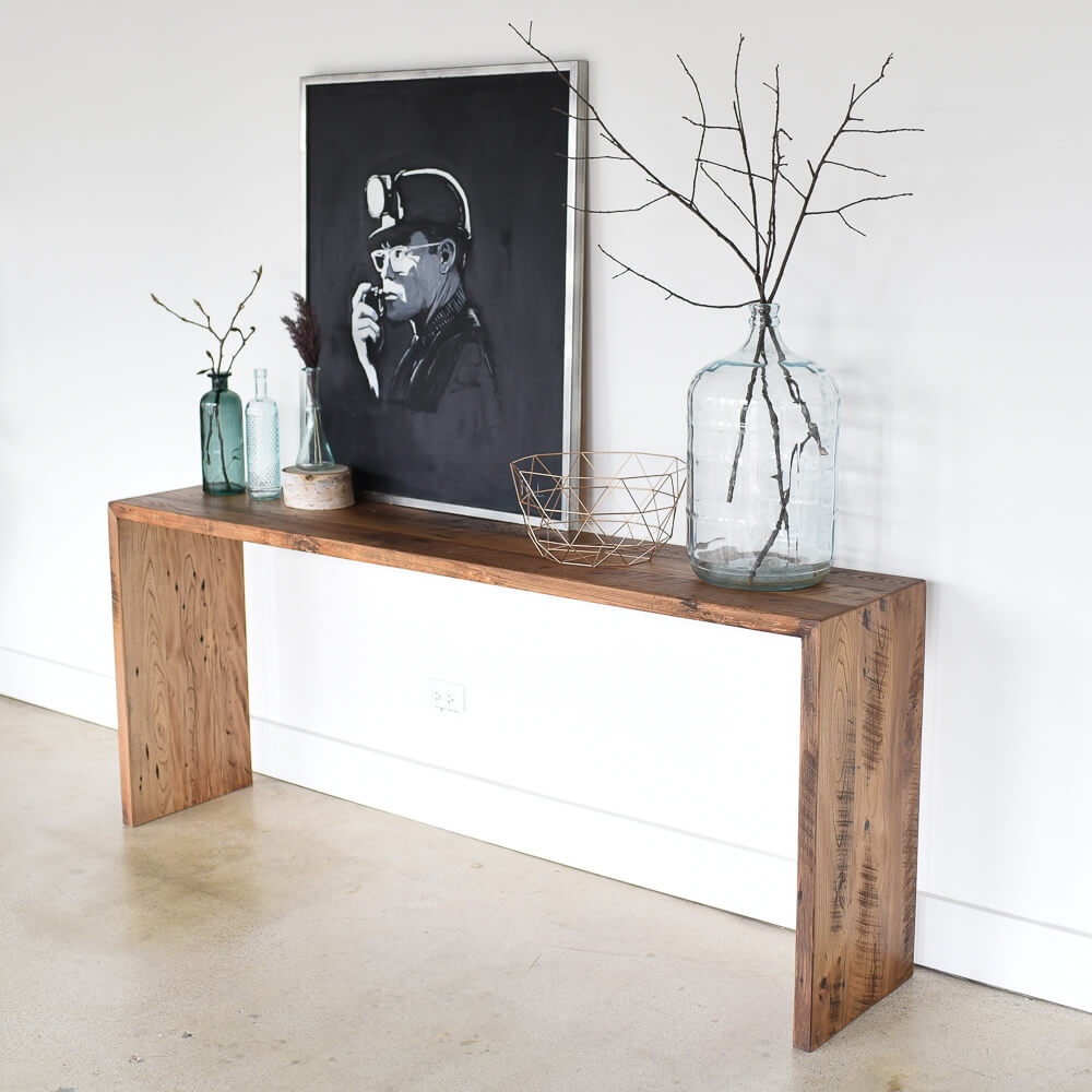 modern console table