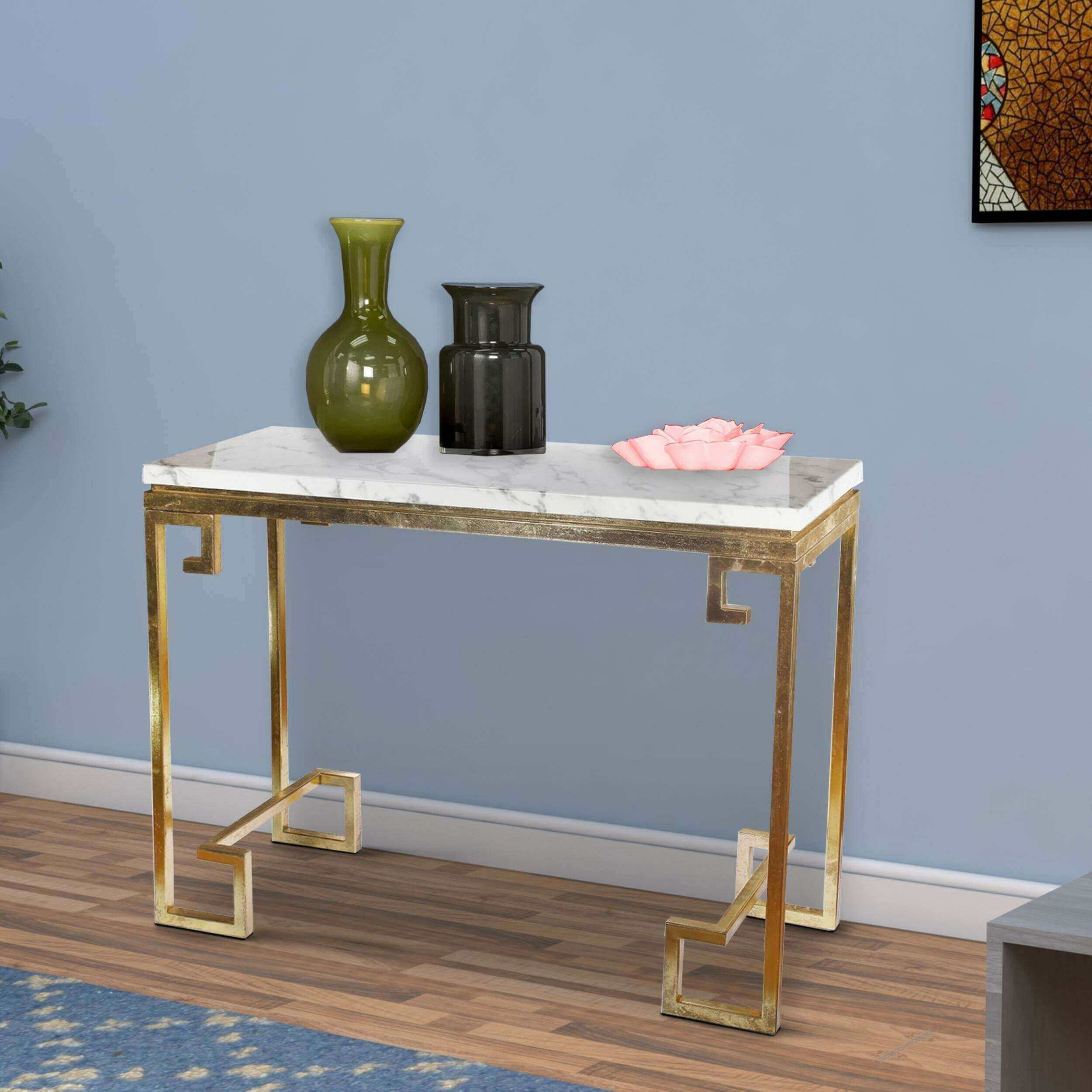 modern console table